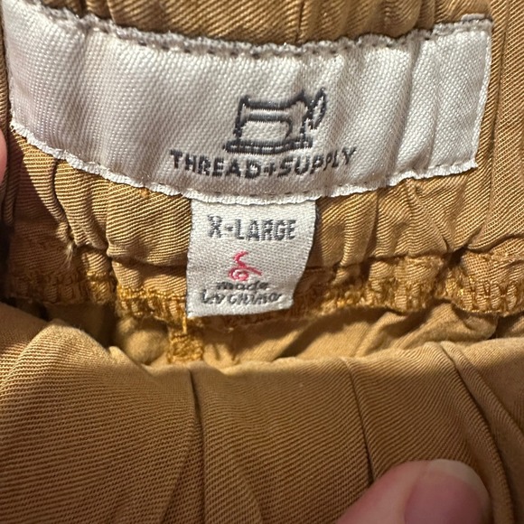 Thread & Supply Womens Wide Leg Paperbag Waist Pants Palazzo XL Pecan - Picture 3 of 5